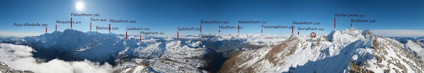 Panorama Hübschhorn